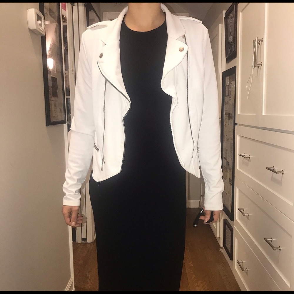 White Polyester Jacket